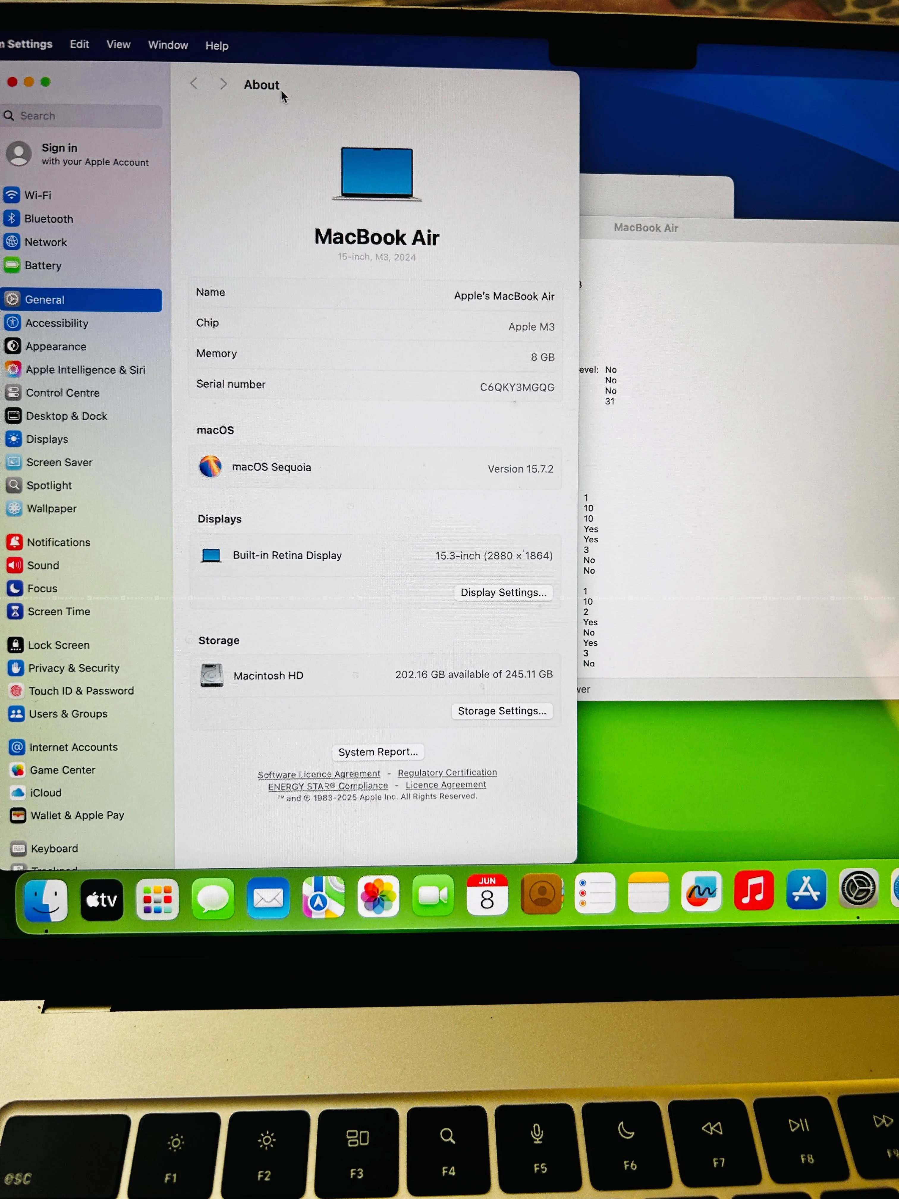 MacBook air m3 15 inch 3