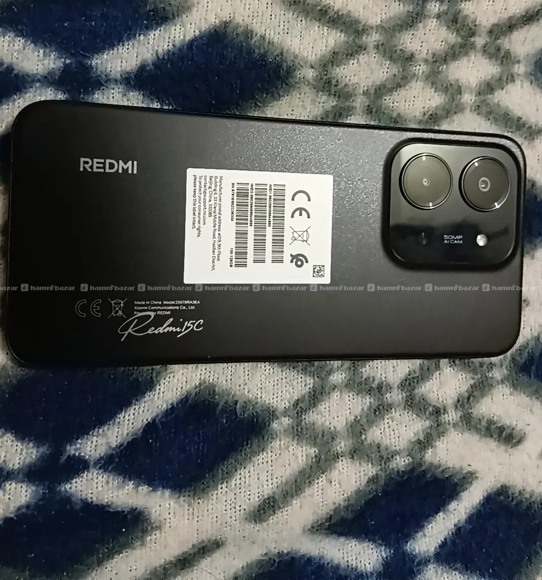 REDMI 15C 4GB RAM ,12GB ROM 2