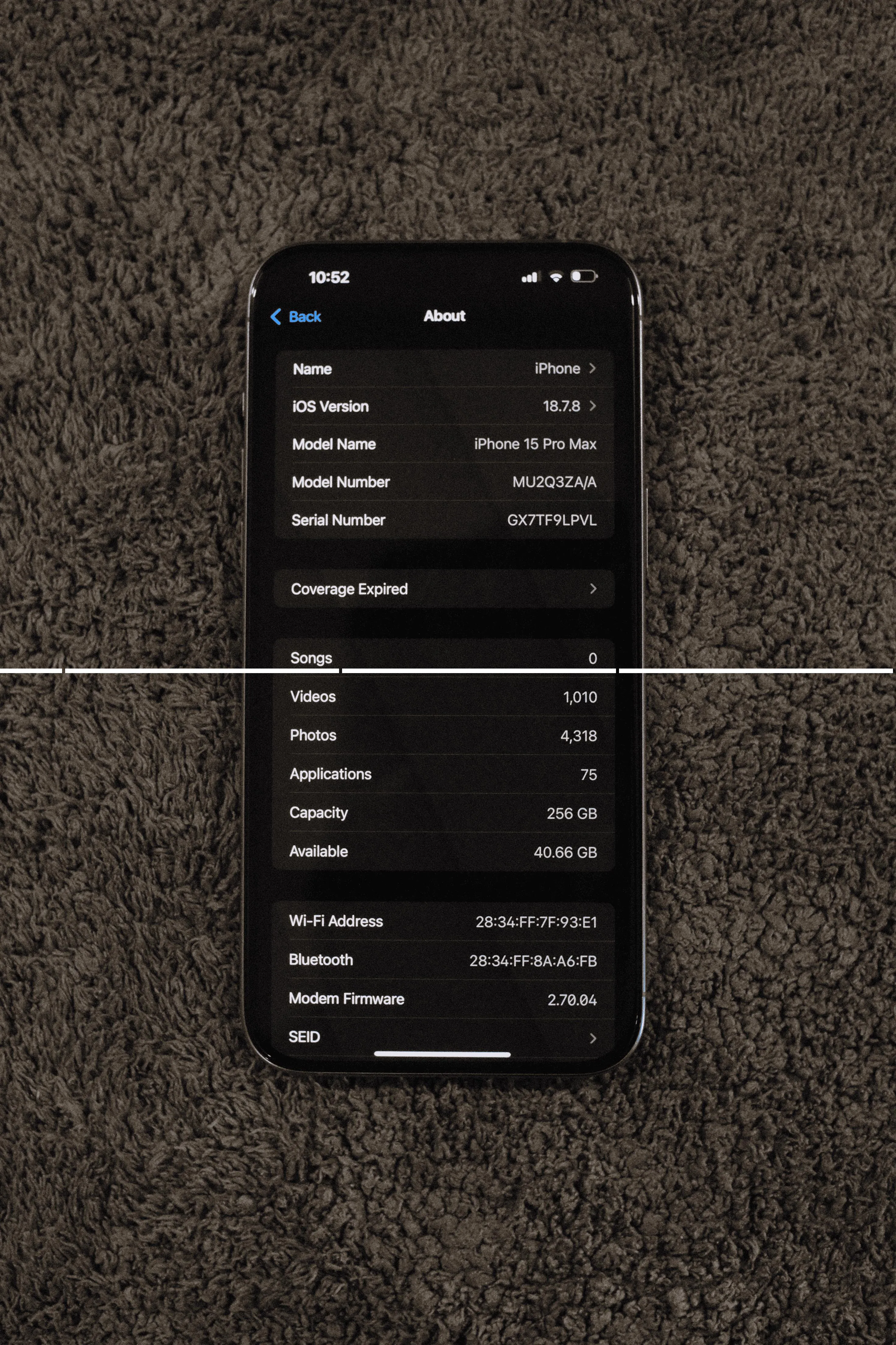 iPhone 15 Pro Max 256GB 87% BH Natural Titanium 2
