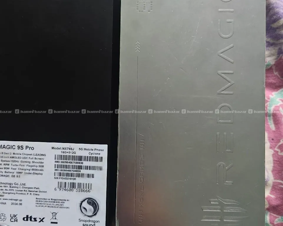 Redmagic 9s Pro 16 GB RAM 512 Storage Storage 3