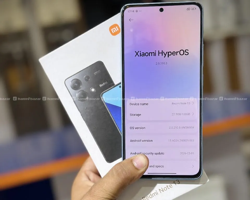 Redmi Note 13 (6/128) with box and accessories 3