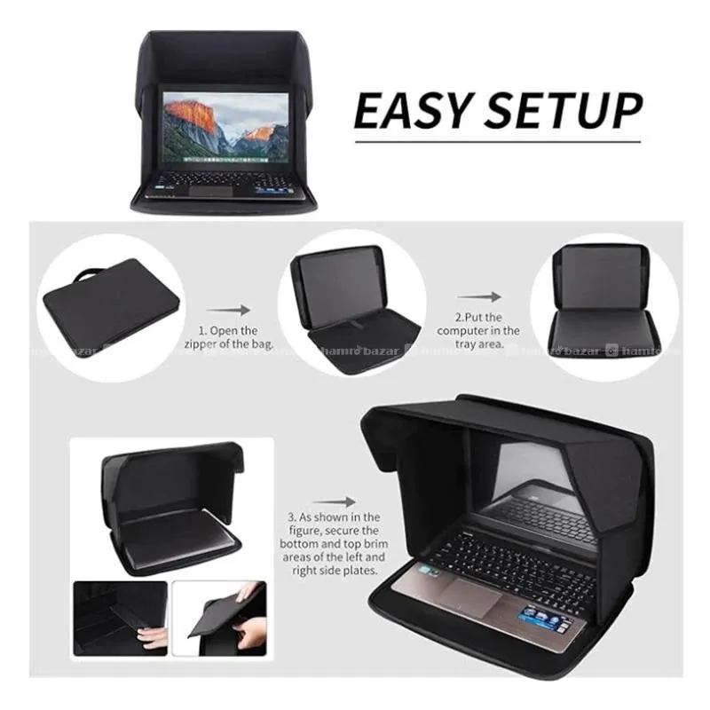 Outdoor Laptop Sunshade (16” – Large Size) ☀️💻 3