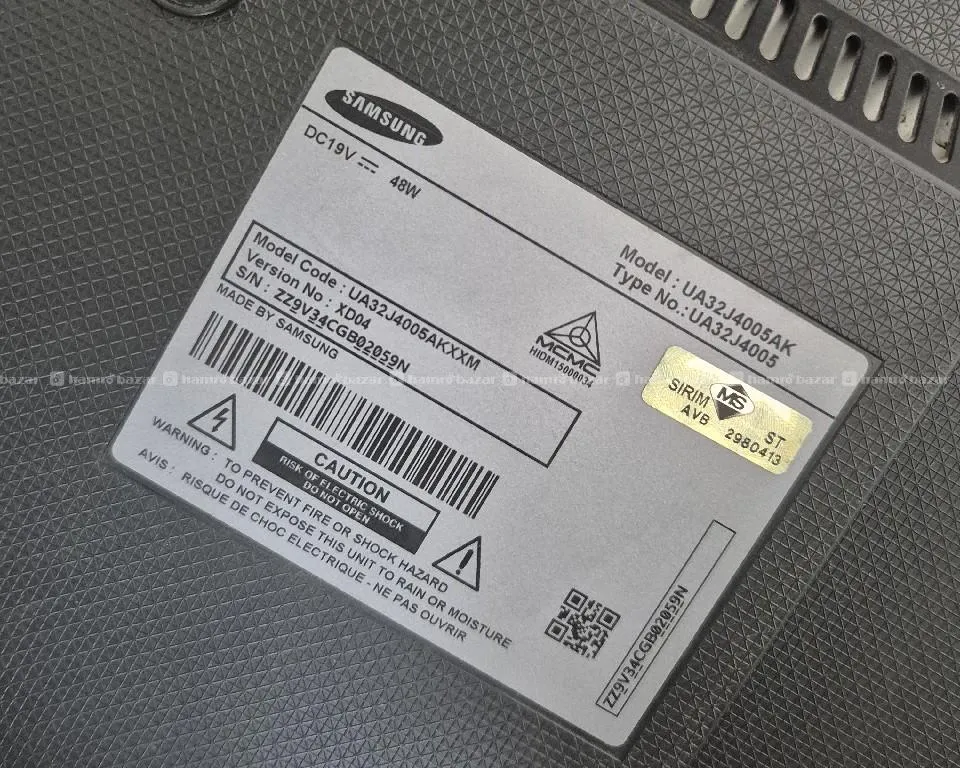 Samsung 32” LED TV (UA32J4005AK) 2