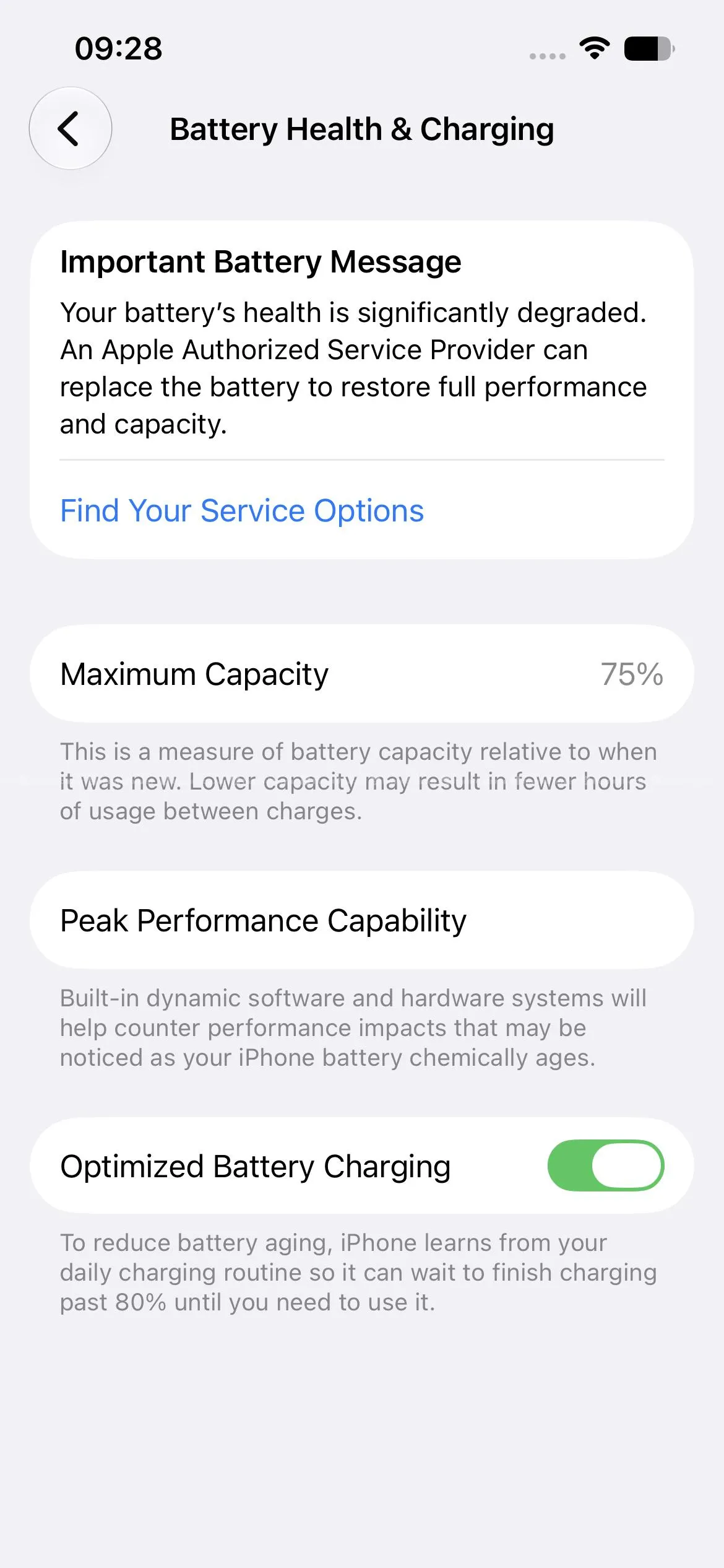 iPhone 13 Pro 128gb 75% battery health 2