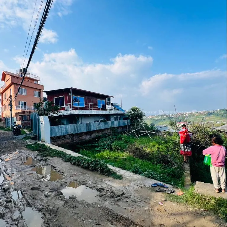 land for sale chunikhel bugamati lalitpur 3.5 aana 2
