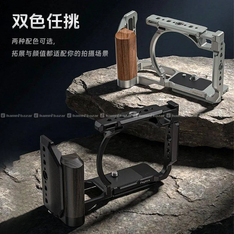 Nikon ZR Wooden Handle Camera Cage 6