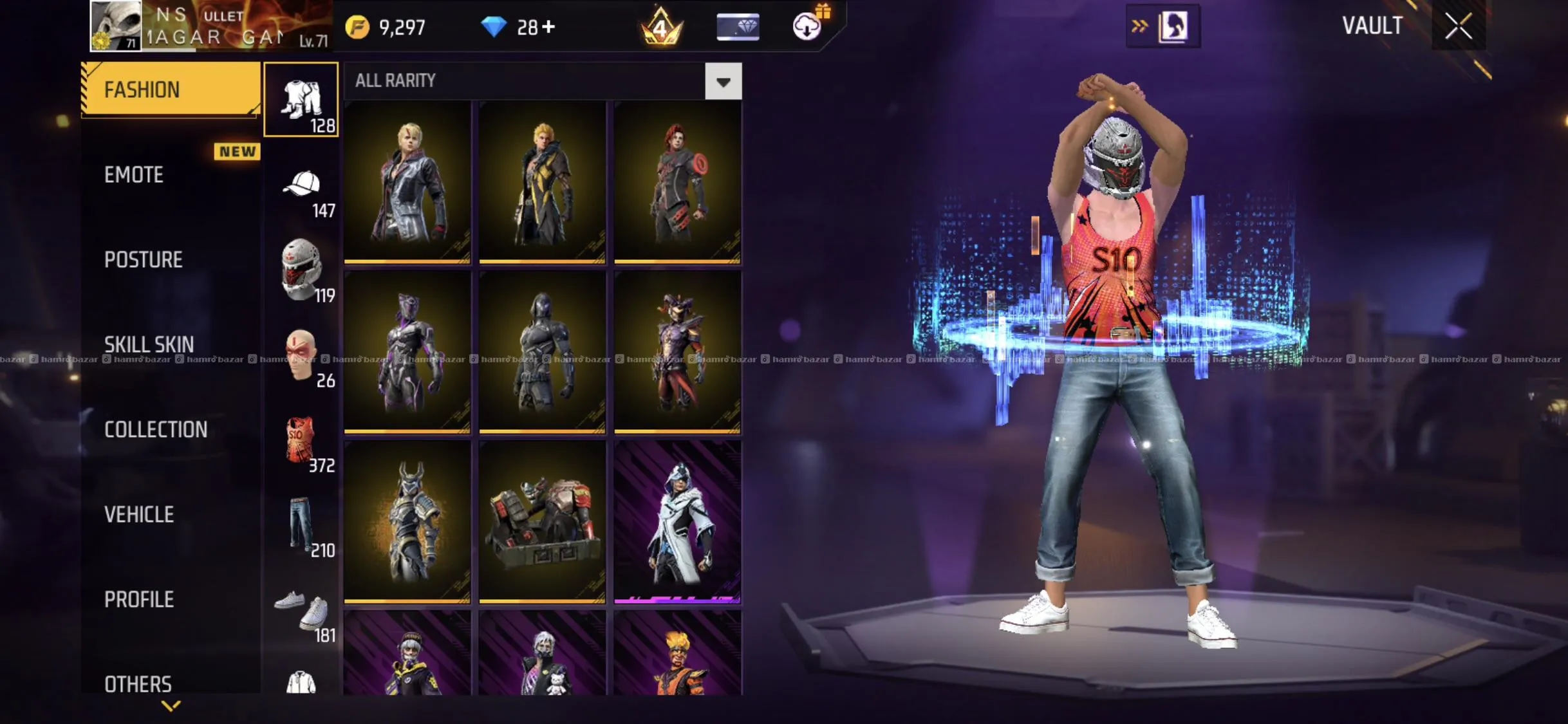 FREE FIRE ID ON SELL ( 7years old ) 7