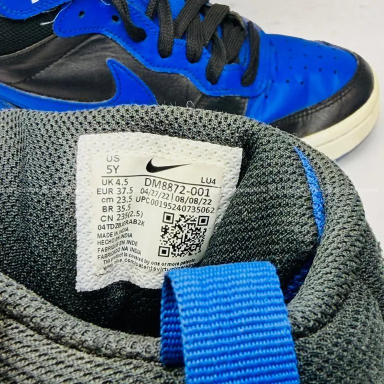 NIKE COURT BOROUGH MID “BLACK GAME ROYAL” 3