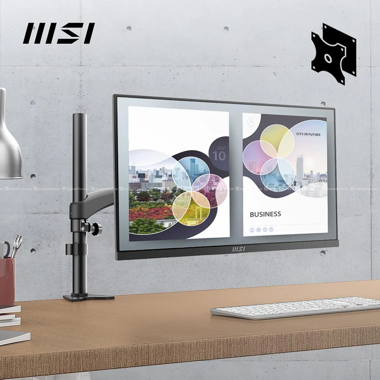 MSI PRO MP225, 22" ips Full Hd 100hz Monitor 2