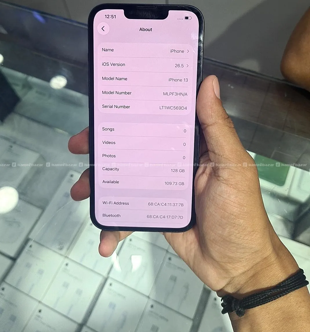 IPHONE 13 WITH BOX 90% BH 4