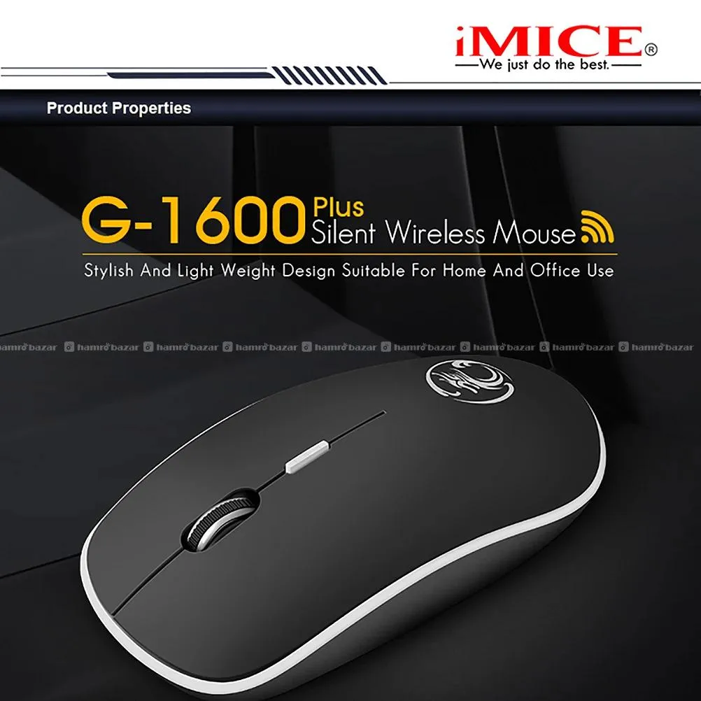 iMICE G-1600 2.4 GHz Silent Wireless Mouse 4