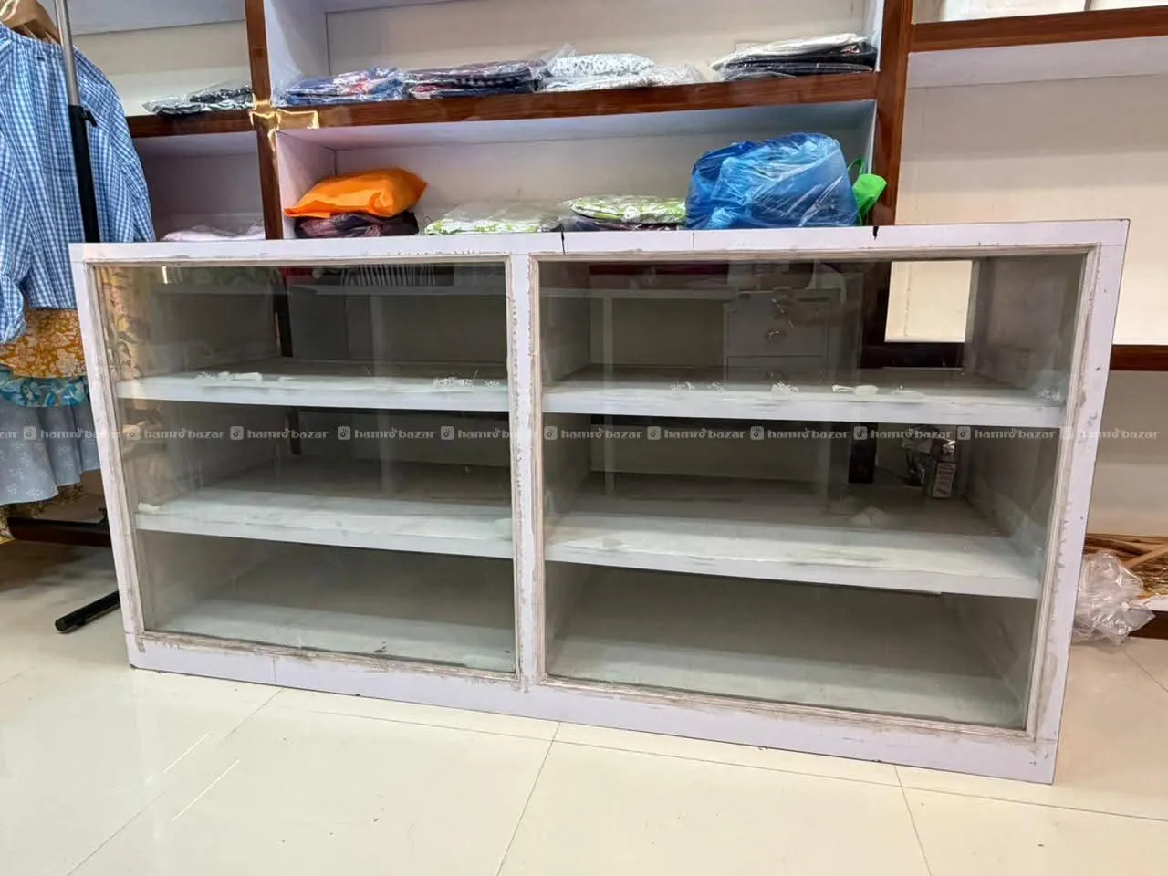 Cabinet (long cupboard) with front glass for SALE! 2
