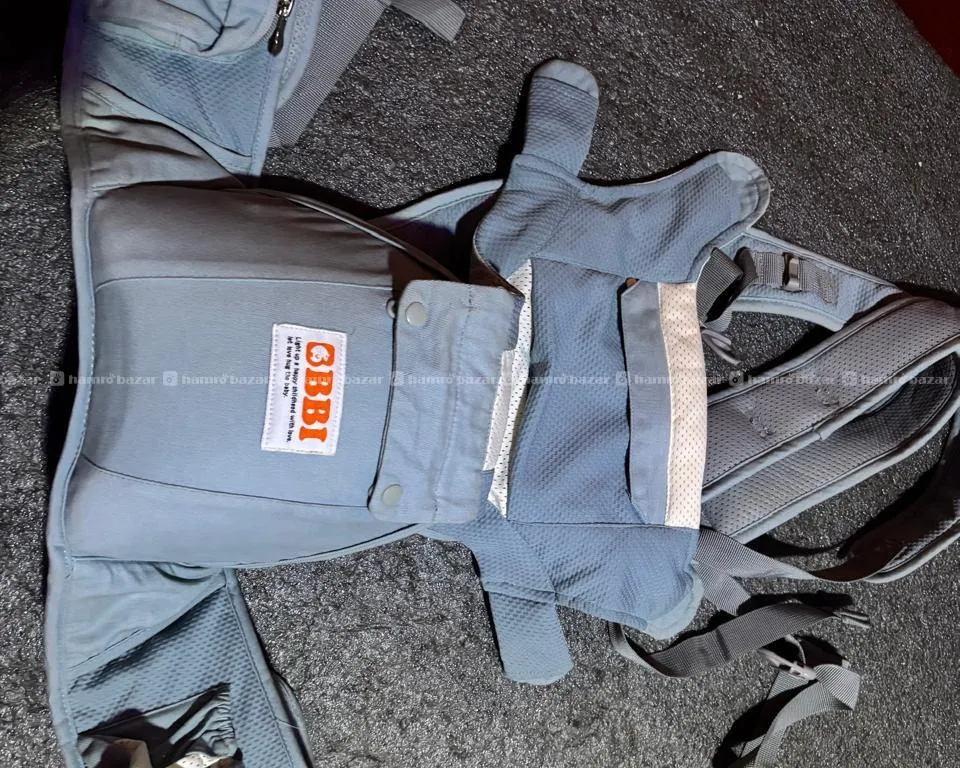 Baby carrier : adjustable bay with hip seat for 0 to 3 years with side pocke face in and face out 3