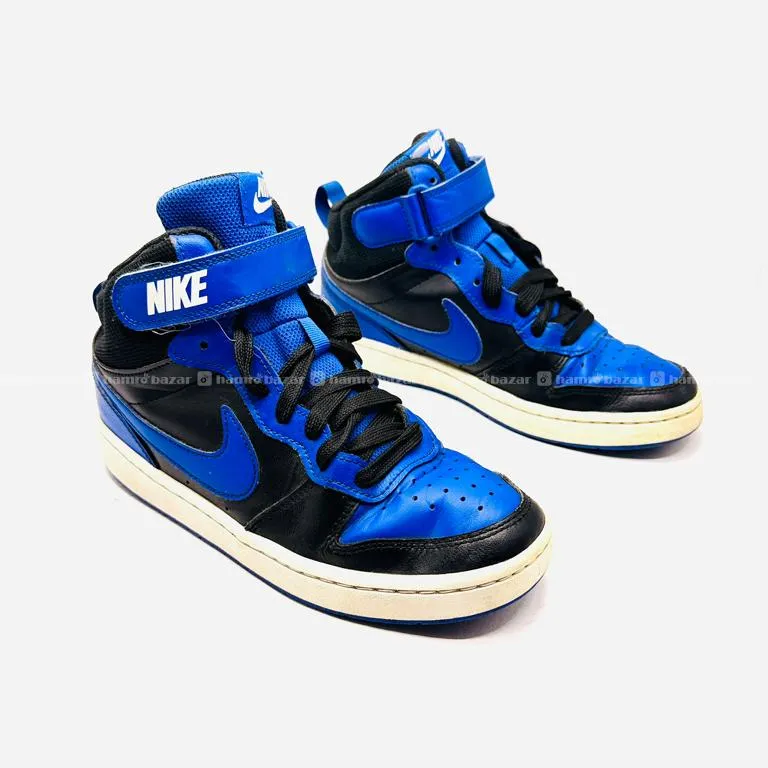 NIKE COURT BOROUGH MID “BLACK GAME ROYAL” 2