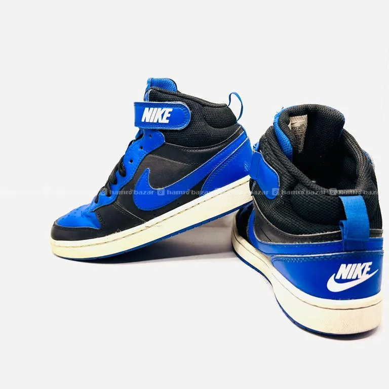 NIKE COURT BOROUGH MID “BLACK GAME ROYAL” 4