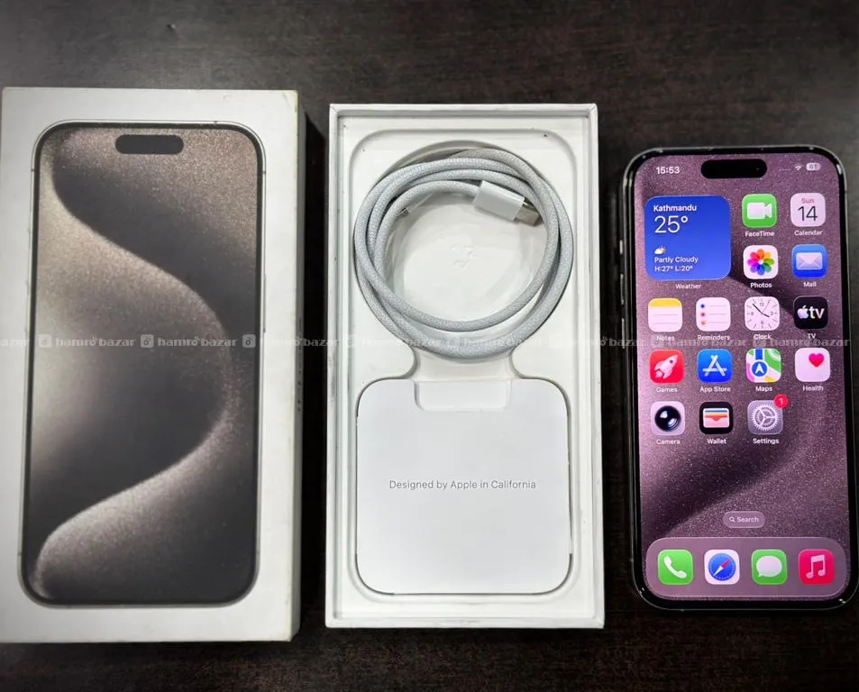 Iphone 15 Pro 256GB 89% BH Esim& Physical sim 3