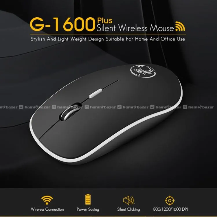 iMICE G-1600 2.4 GHz Silent Wireless Mouse 3