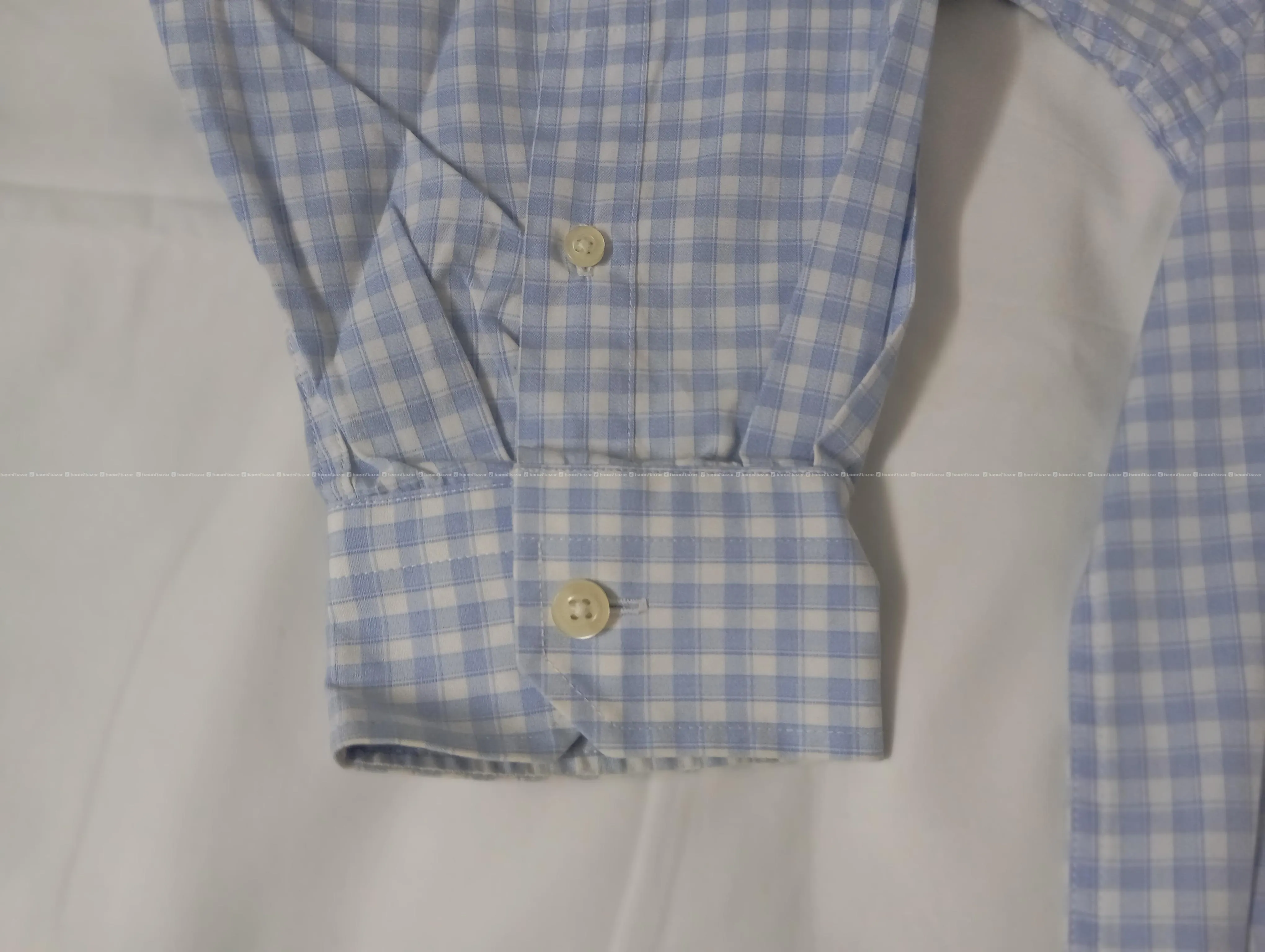 Blue Checkered Shirt - White Label -Regular Fit XL 2