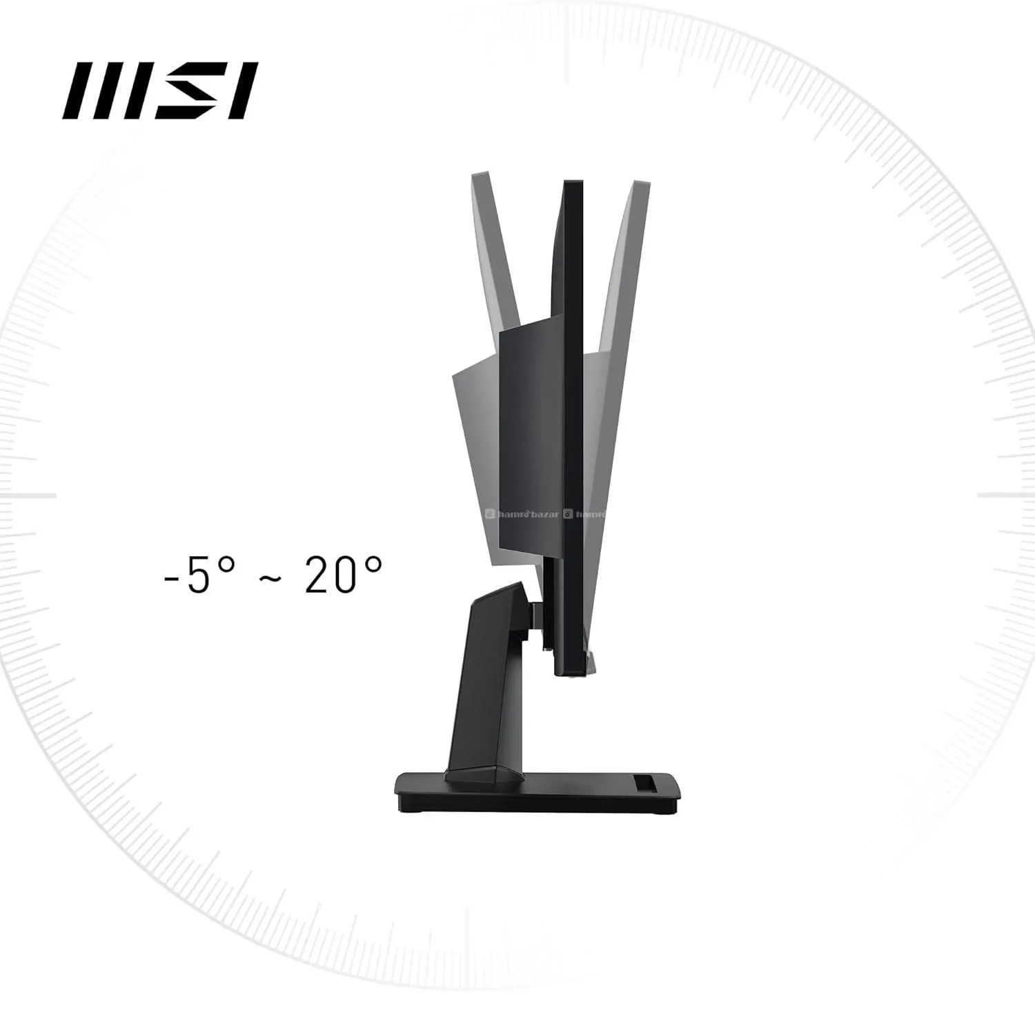 MSI PRO MP225, 22" ips Full Hd 100hz Monitor 4