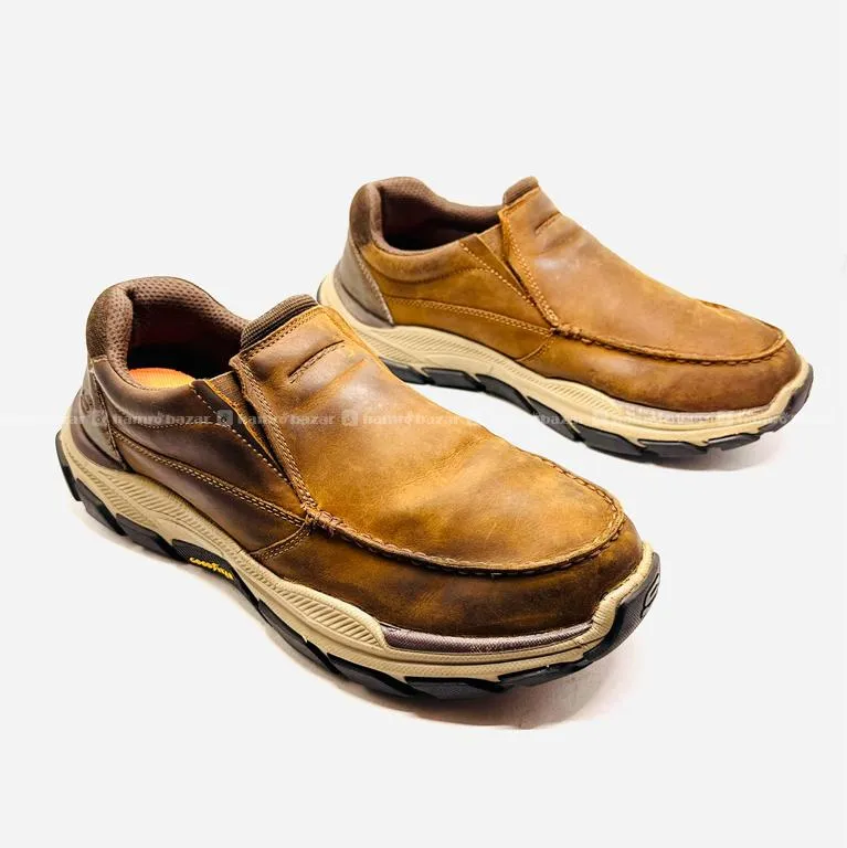 SKECHERS CATEL MOC TOE  SLIP ONS 4