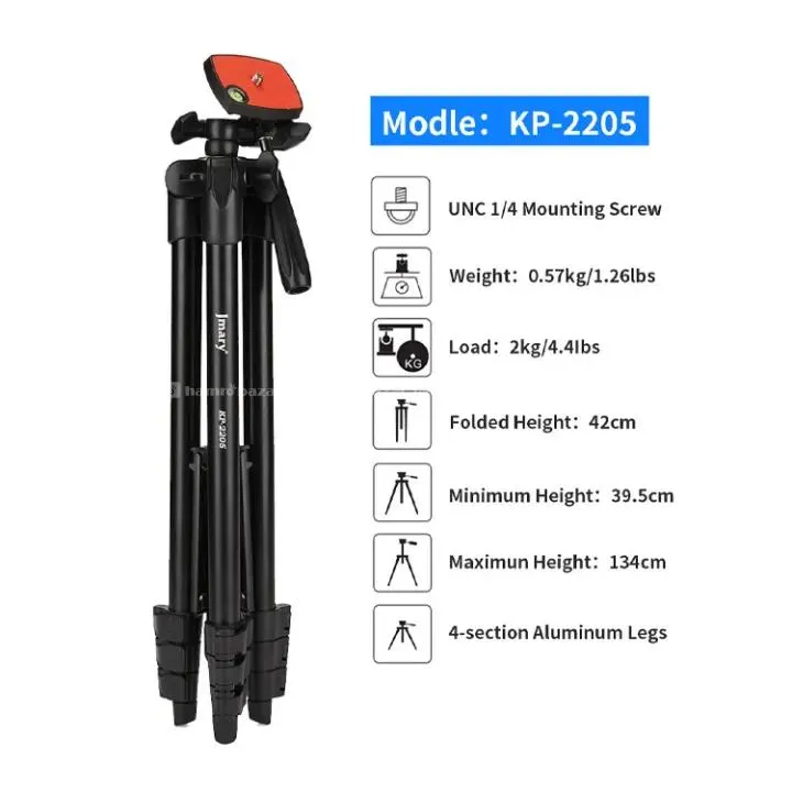 Jmary KP-2205 Professional Tripod 2