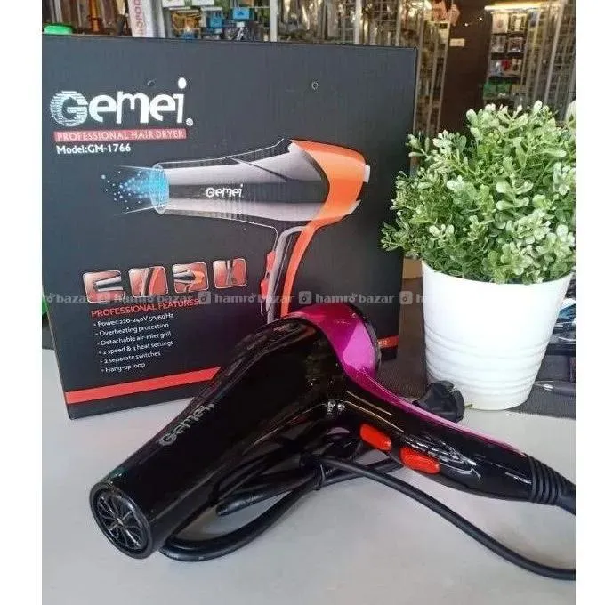 GEMEI GM-1766 Professional Hair Dryer 2