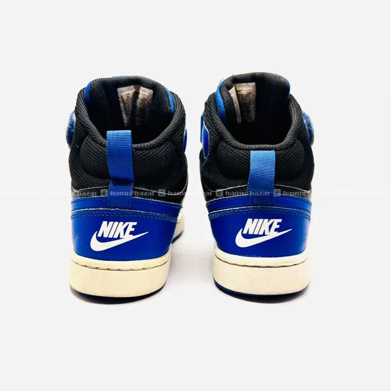 NIKE COURT BOROUGH MID “BLACK GAME ROYAL” 5