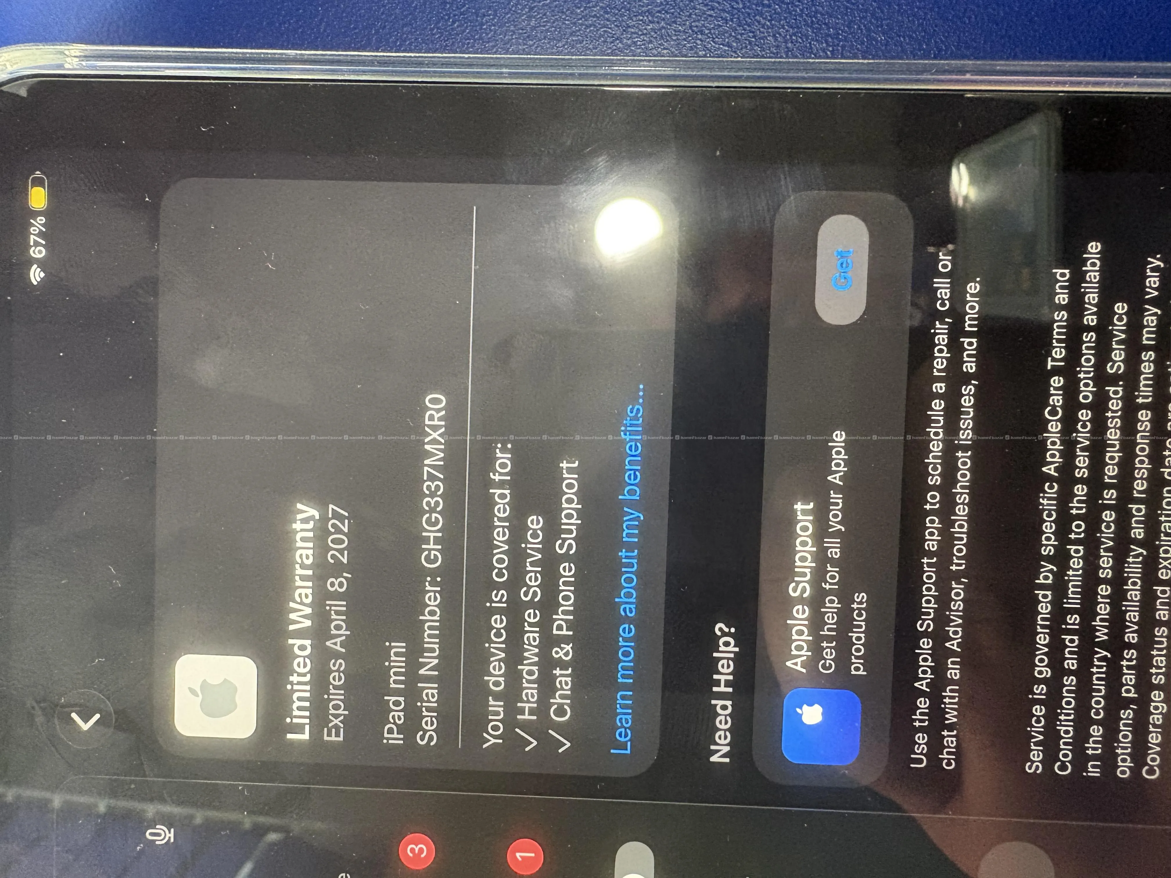 ipad mini 7th generation 256gb. like new. 2 mnths 3