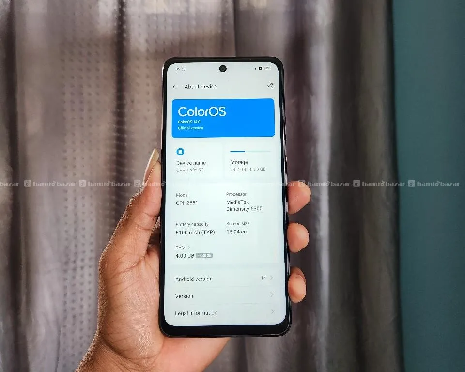 oppo a3x 5g 4/64 2