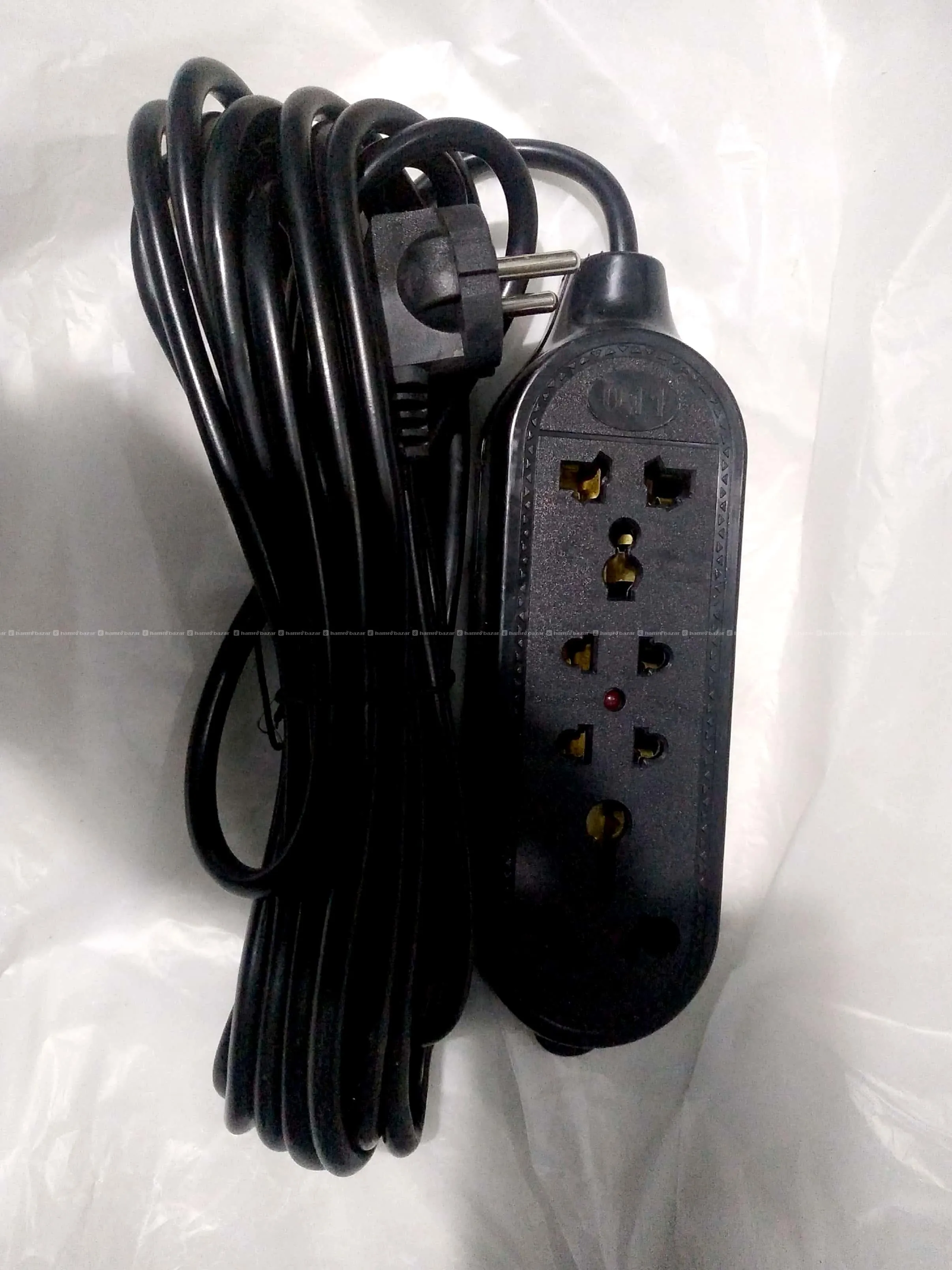 4 Port Multi plug 5M Cable Length Black Colour 2