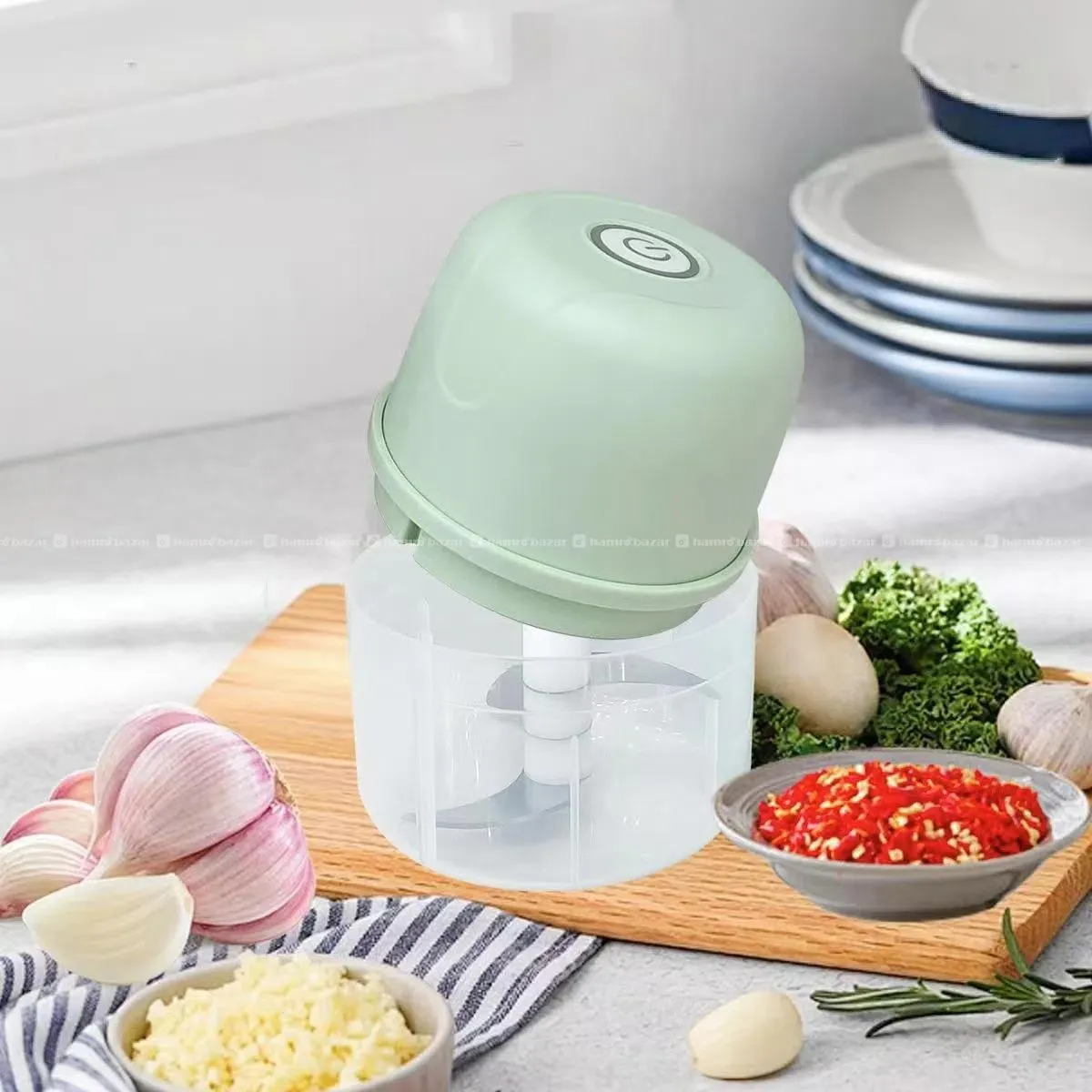 USB Rechargeable Garlic & Vegetable Chopper 2
