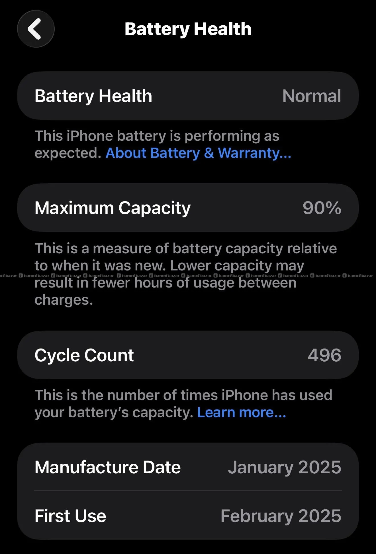 desert titanium 16 pro max 256gb with battery heal 2