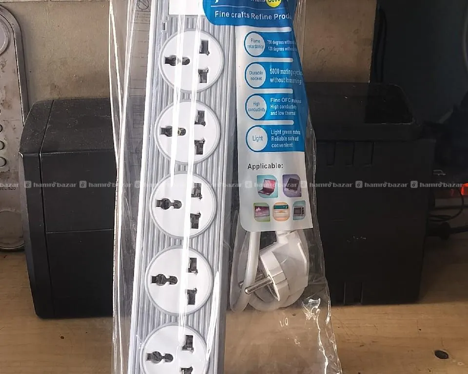 Royal Crown RC-K13 Multi-Plug Extension Cord (5-Way / 2200W) 3