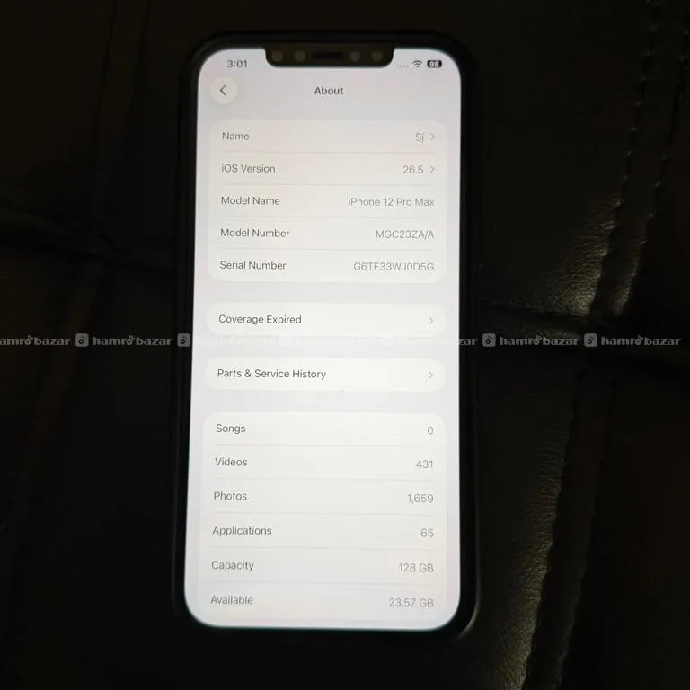 iPhone 12pro Max Dual Physical Sim 4