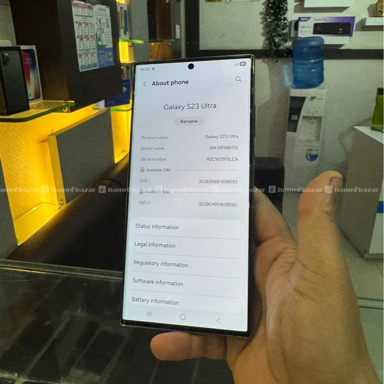 Samsung s23 ultra 12/256 Genune set innovation ins 3