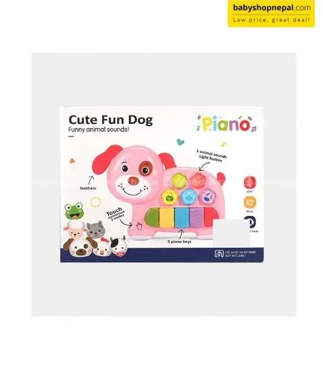 Cute fun dog piano funny animal sound 2