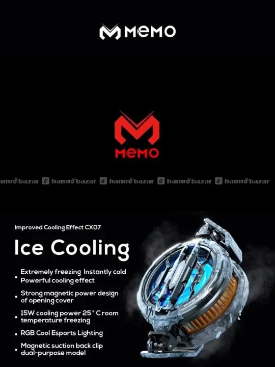 MEMO CX07 Magnetic Cooler Fan 5