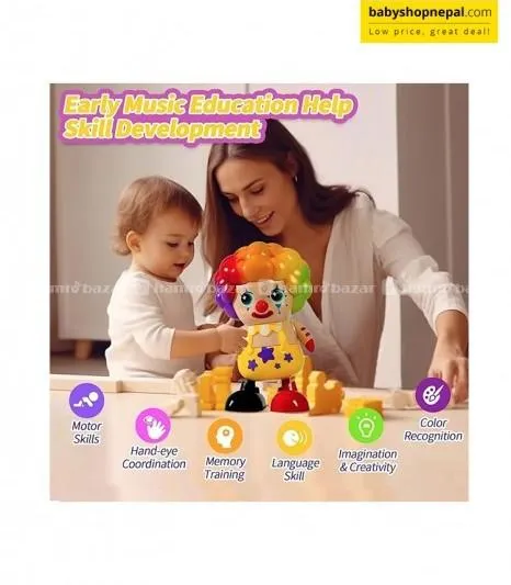 Baby dancing clown toys, early educational toys 2