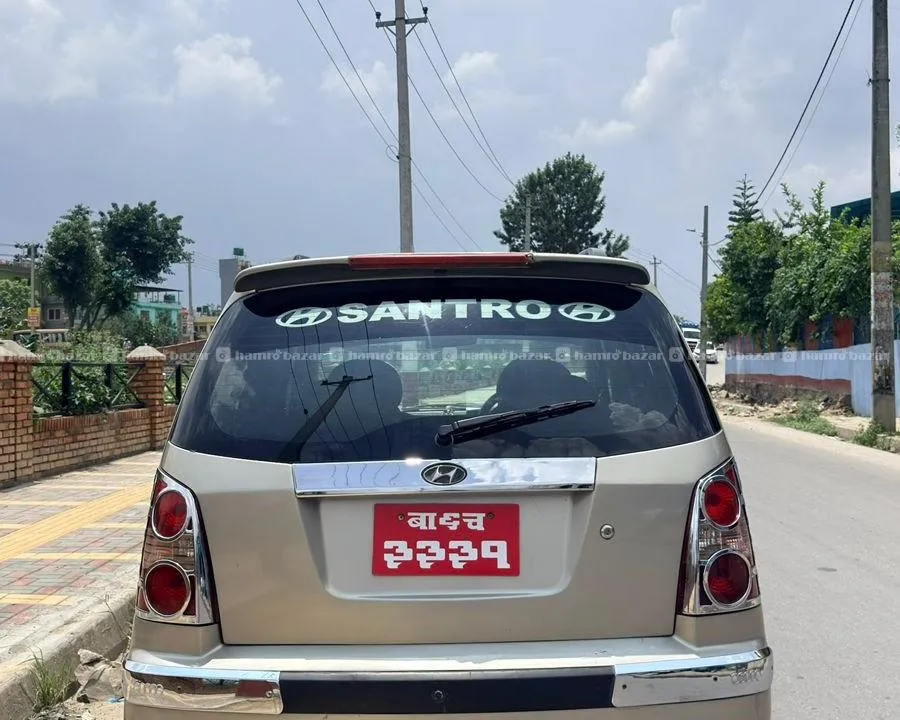 Hyundai santro 2007 model on sale 4