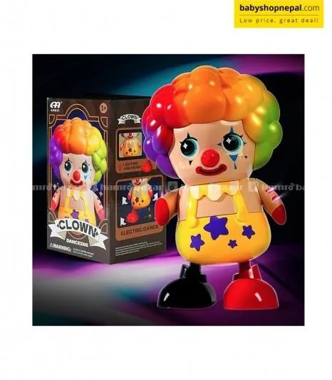 Baby dancing clown toys, early educational toys 4