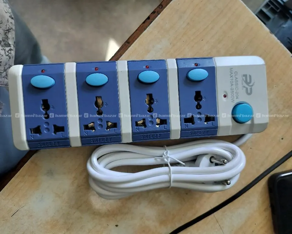 Power Pack Classic-204 Multi-Plug Extension Cord (4-Way / 16A Heavy Duty) 3