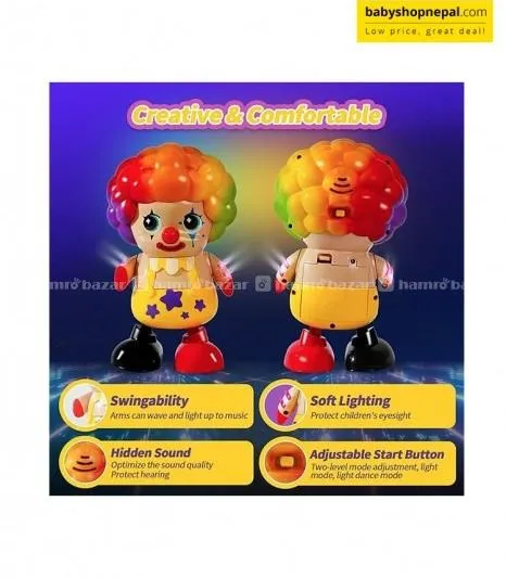 Baby dancing clown toys, early educational toys 5