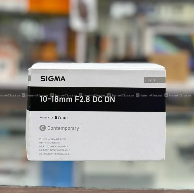 SIGMA 10-18 mm f2.8 DC DN 3