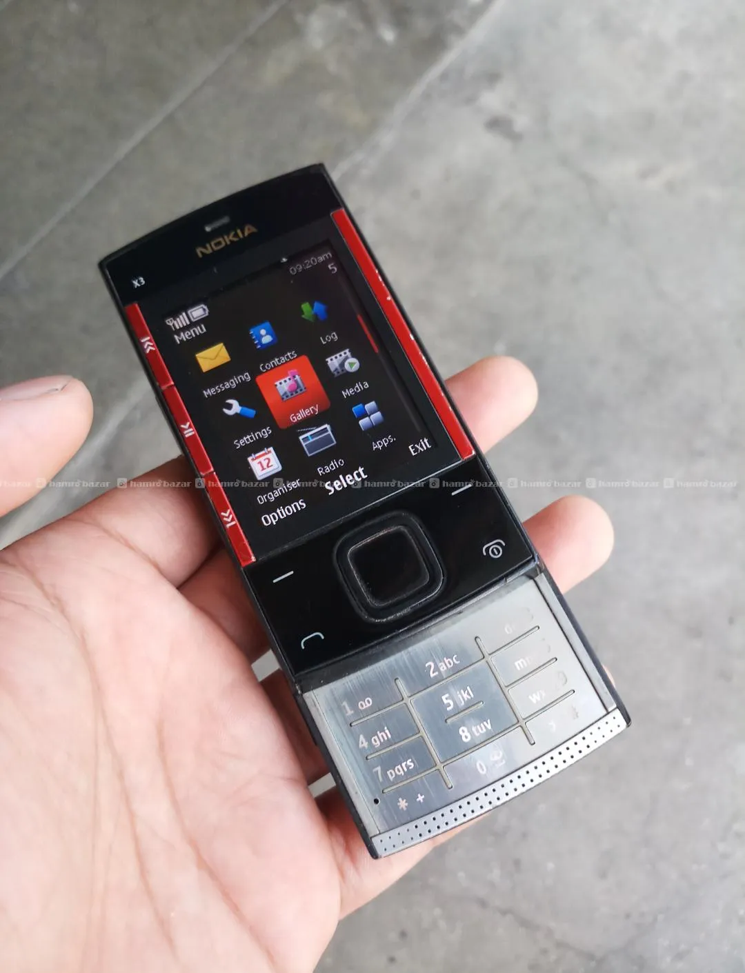 Nokia x3 00 slide 5
