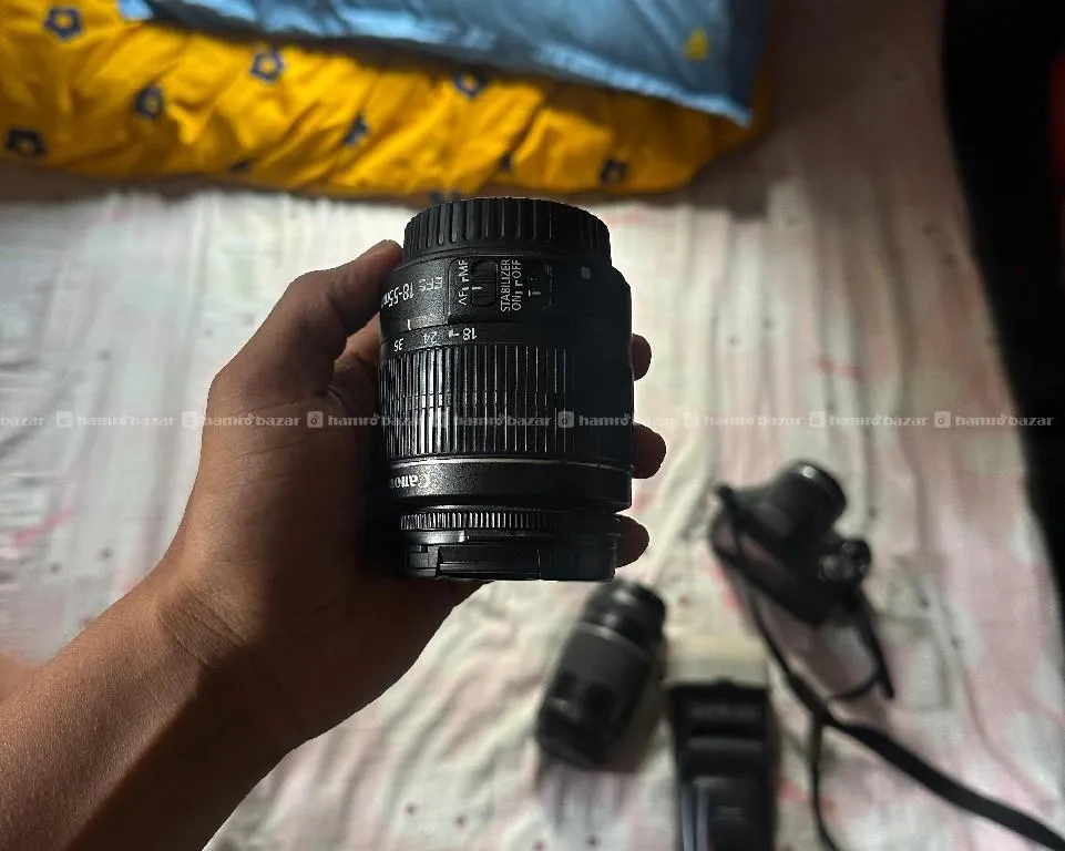 2 Camera 650d and xlr Sony + 3 lens + flash ligh 5