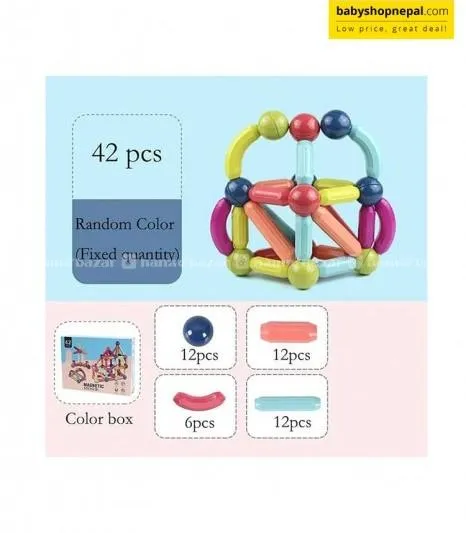 Magnetic Sticks – 42 PCS, Magnet Building Blocks 2
