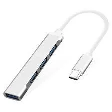 USB Type C Hub 3.0 To 4 Port USB Hub Metal 2