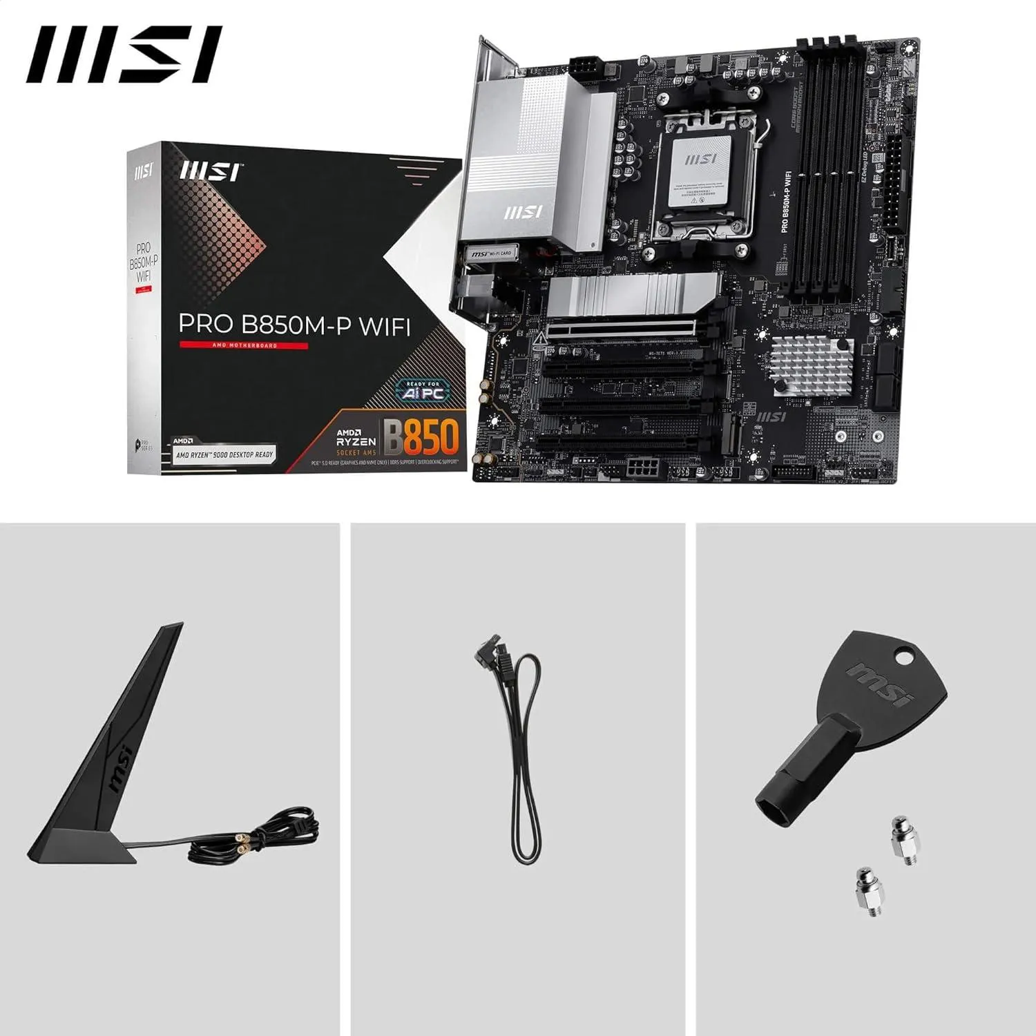 MSI PRO B850M-P WiFi Motherboard 3