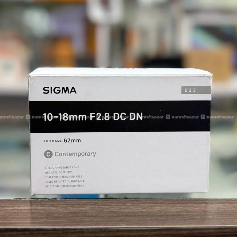 SIGMA 10-18 mm f2.8 DC DN 2