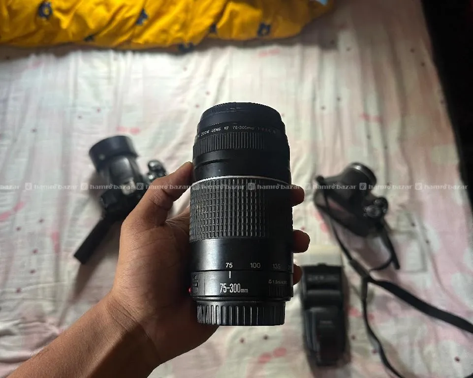 2 Camera 650d and xlr Sony + 3 lens + flash ligh 3